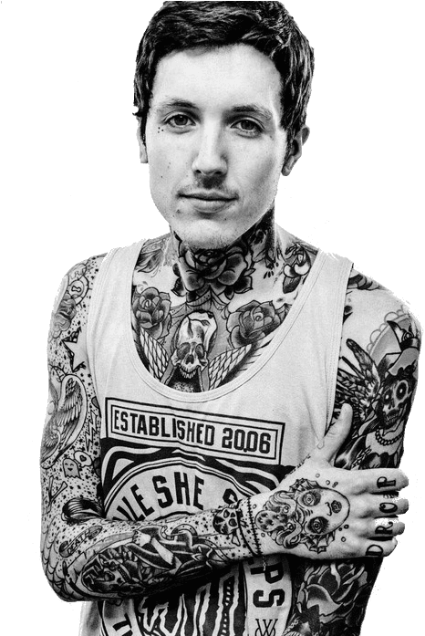 Oli Sykes Right Arm Tattoo , Png Download - Oli Sykes New Hair, Transparent - Transparent PNG Free Download | PNGio
