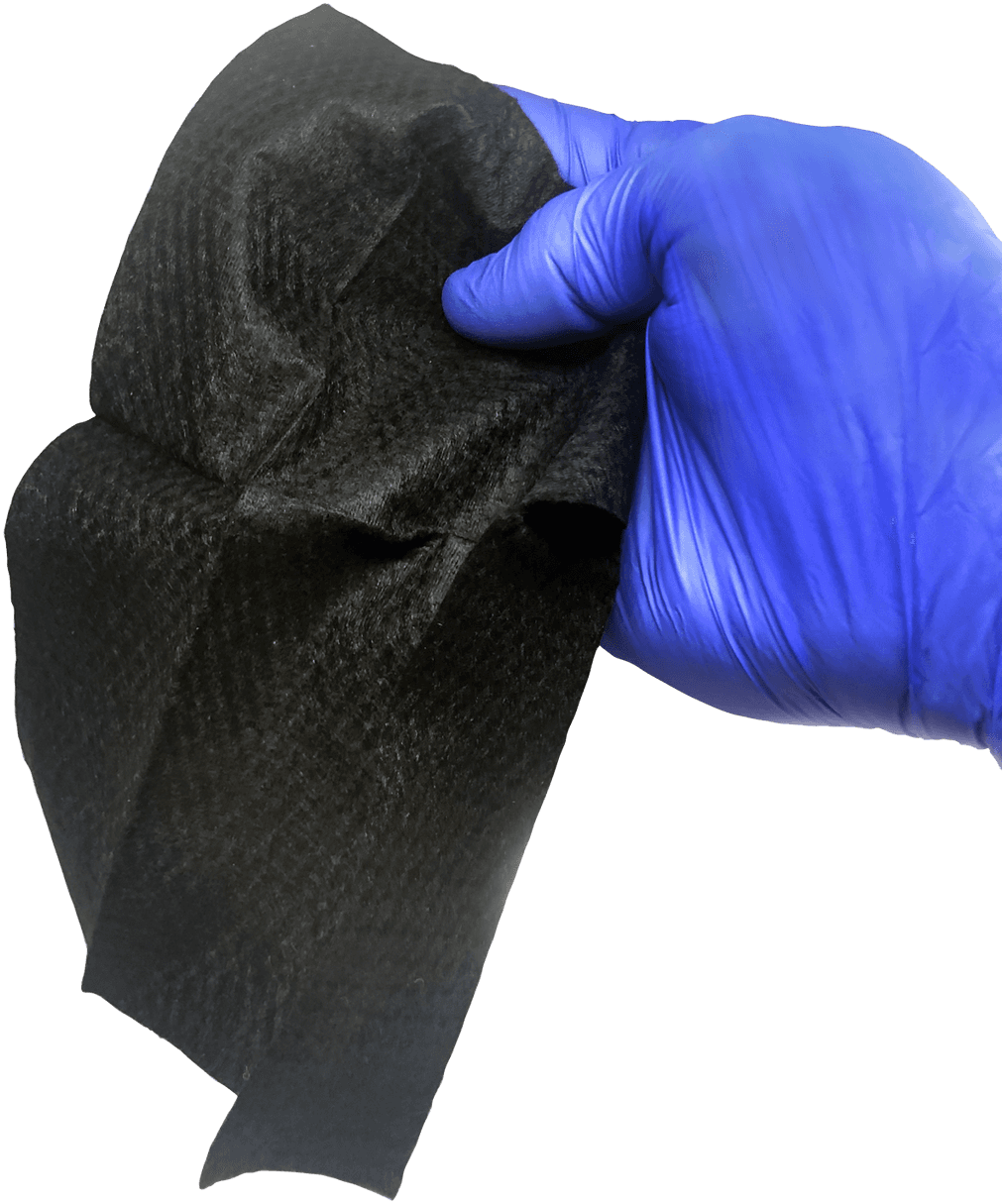 Hd Wipe Outz™ Dry-black Sterilized Tattoo Towels - Scarf, HD Png Download - Transparent PNG Free Download | PNGio