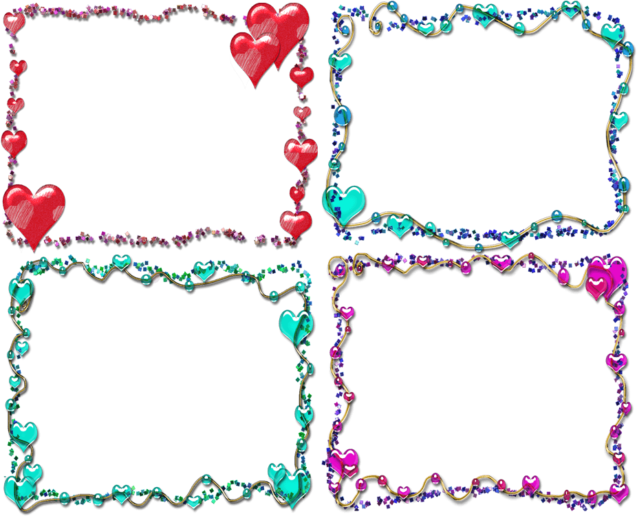 Curly Frame Clip Tattoo Pictures To Pin On Pinterest - Border Designs With Glitters, HD Png Download - Transparent PNG Free Download | PNGio