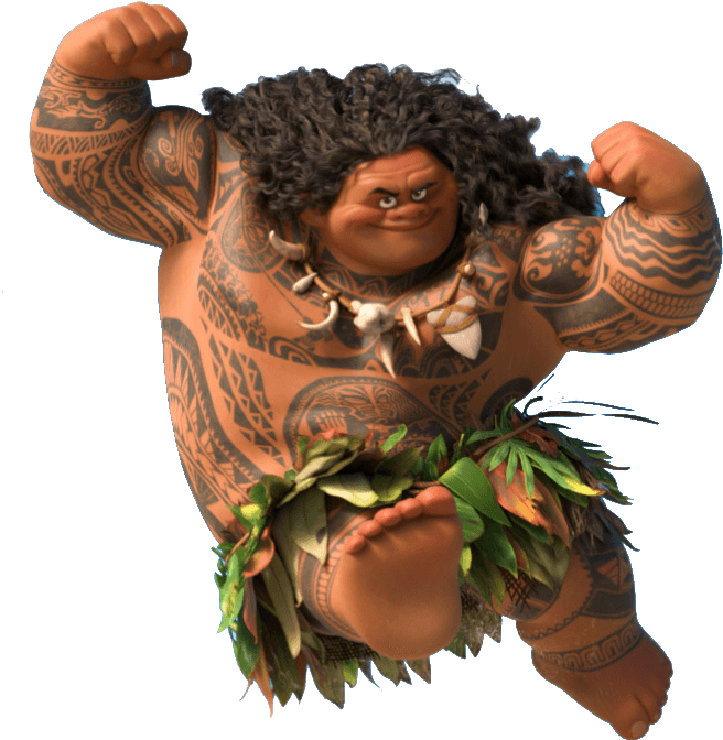 Moana Maui Background Tattoos Png - Moana All The Characters, Transparent - Transparent PNG Free Download | PNGio