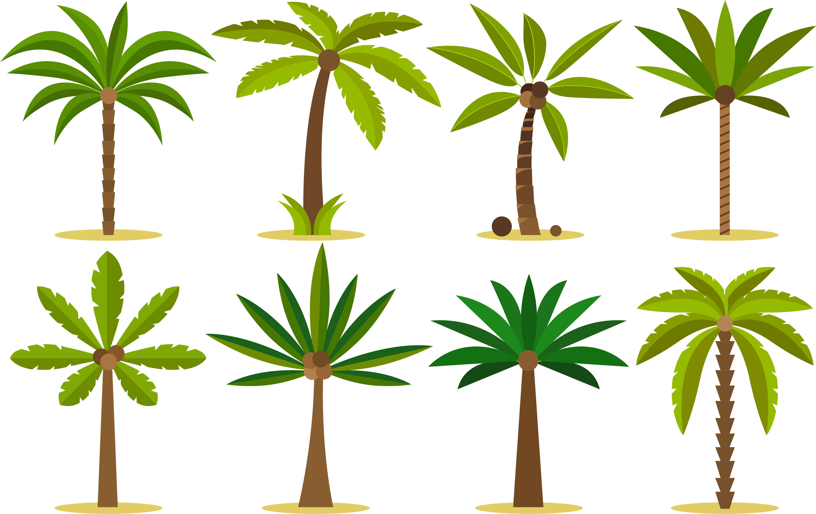 Vector Graphics Palm Trees Clip Art Design Tattoo Art - Trees Design, HD Png Download - Transparent PNG Free Download | PNGio