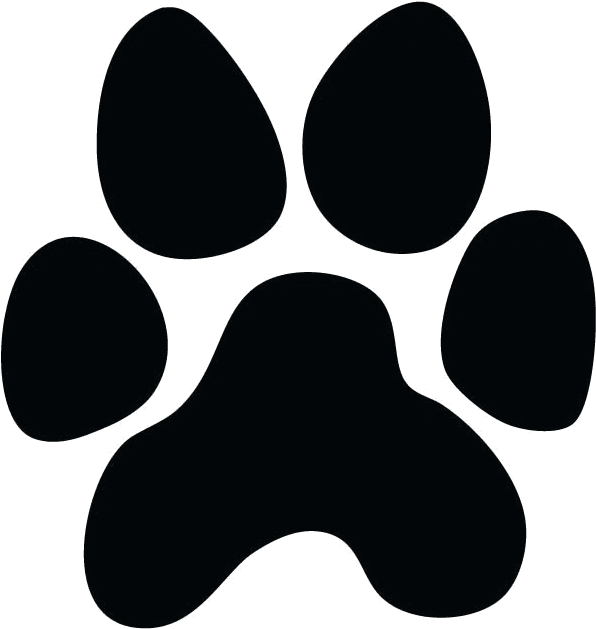 Paw Print Wildcats On Dog Paws Tattoos And Clip Art - Small Paw Print Clipart, HD Png Download - Transparent PNG Free Download | PNGio