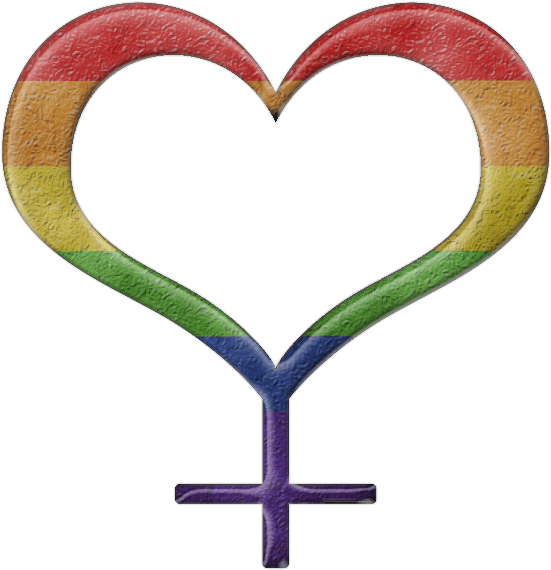 Lesbian Pride Design - Transgender Symbol Heart, HD Png Download - Transparent PNG Free Download | PNGio