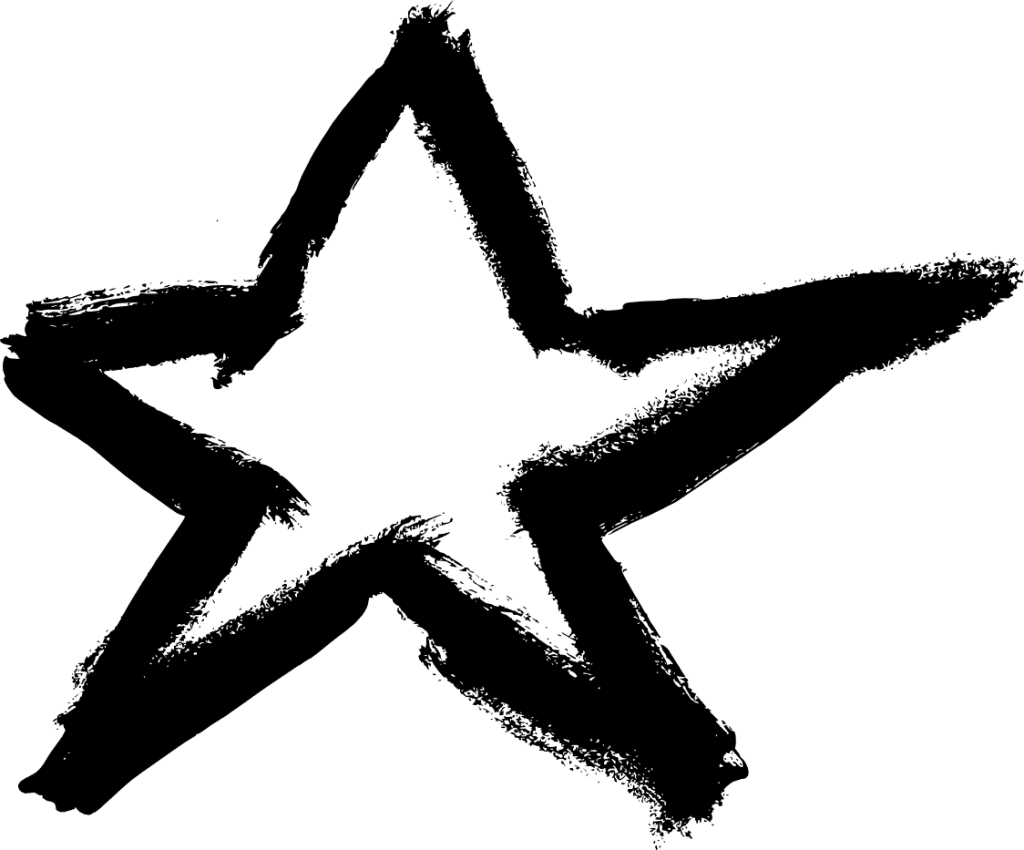 Png File Size - Star Picture Black And White, Transparent - Transparent PNG Free Download | PNGio