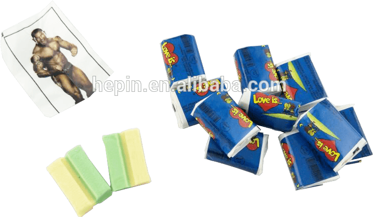 China Bubble Gum With Tattoo, China Bubble Gum With - Toy Block, HD Png Download - Transparent PNG Free Download | PNGio