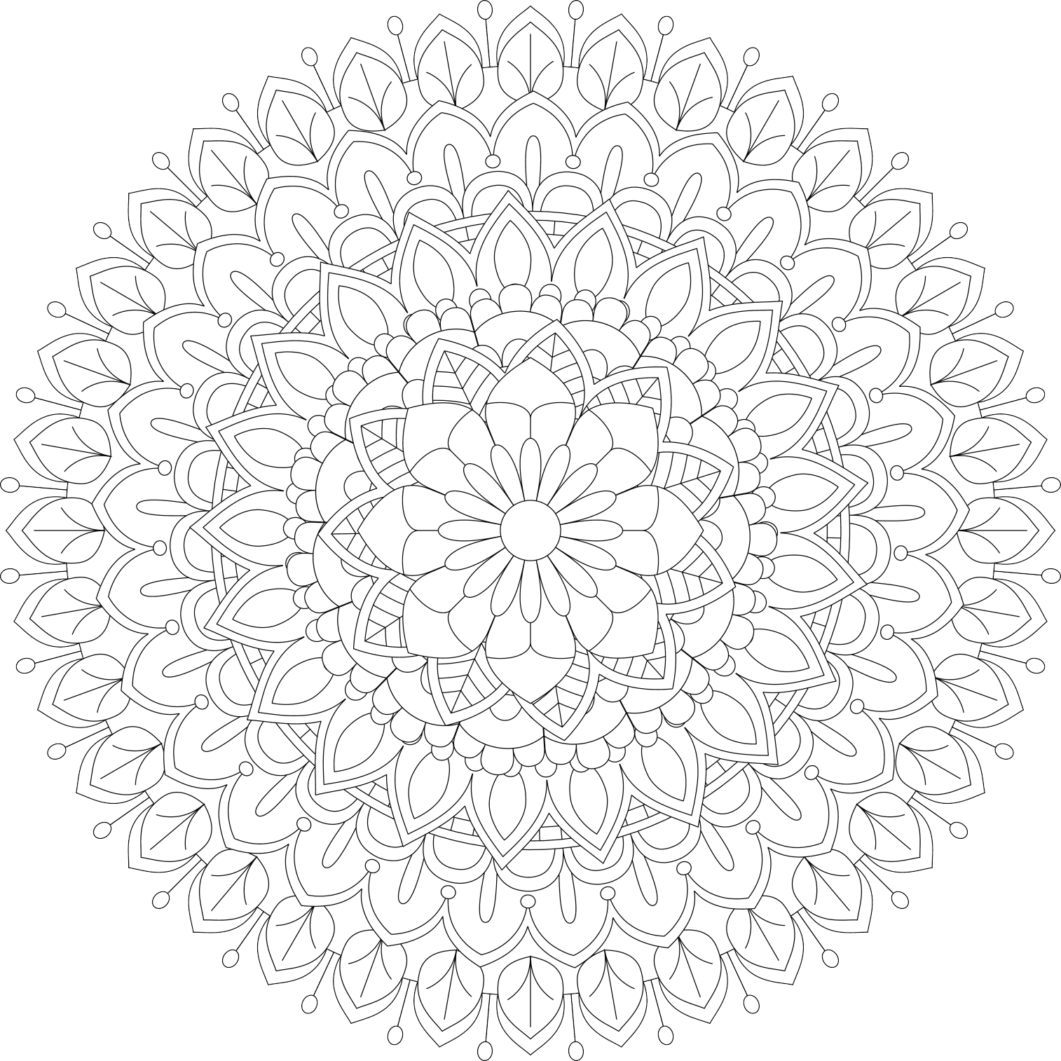 Mandala Vector Tattoo Perfect Cards For Any Other Kind - Sunflower Sad Face, HD Png Download - Transparent PNG Free Download | PNGio