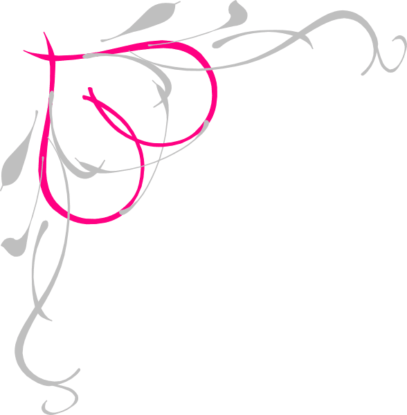 Fancy Vine Tattoo - Pink And Blue Border Design, HD Png Download - Transparent PNG Free Download | PNGio