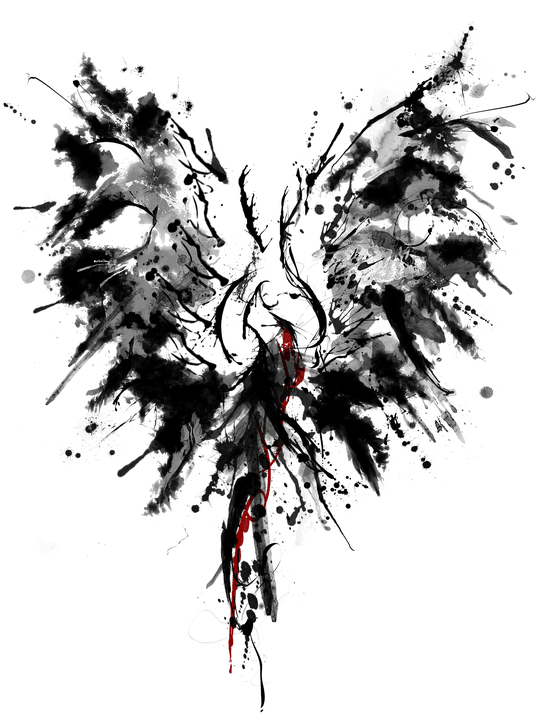 Phoenix, Watercolour, Tattoo - Phoenix Abstract, HD Png Download - Transparent PNG Free Download | PNGio