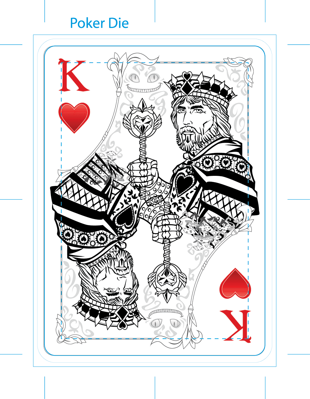 King Card Tattoo - King And Queen Of Hearts Cards, HD Png Download - Transparent PNG Free Download | PNGio