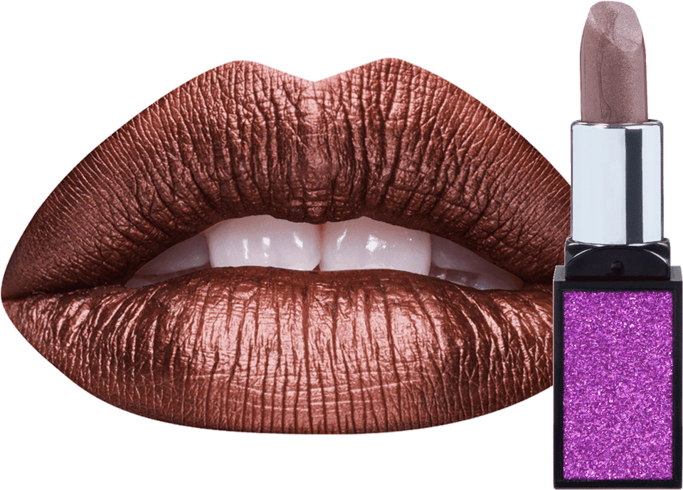 Tattoo Junkee Party Time Metallic Lip Swatch Main - Bullet Lipstick Png Transparent, Png Download - Transparent PNG Free Download | PNGio