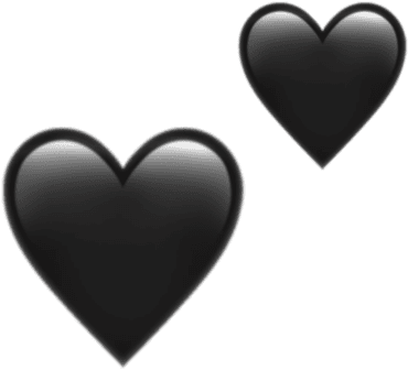 #black #blackheartš¤ #heart #love #sad #bad #alone - Heart, HD Png Download - Transparent PNG Free Download | PNGio