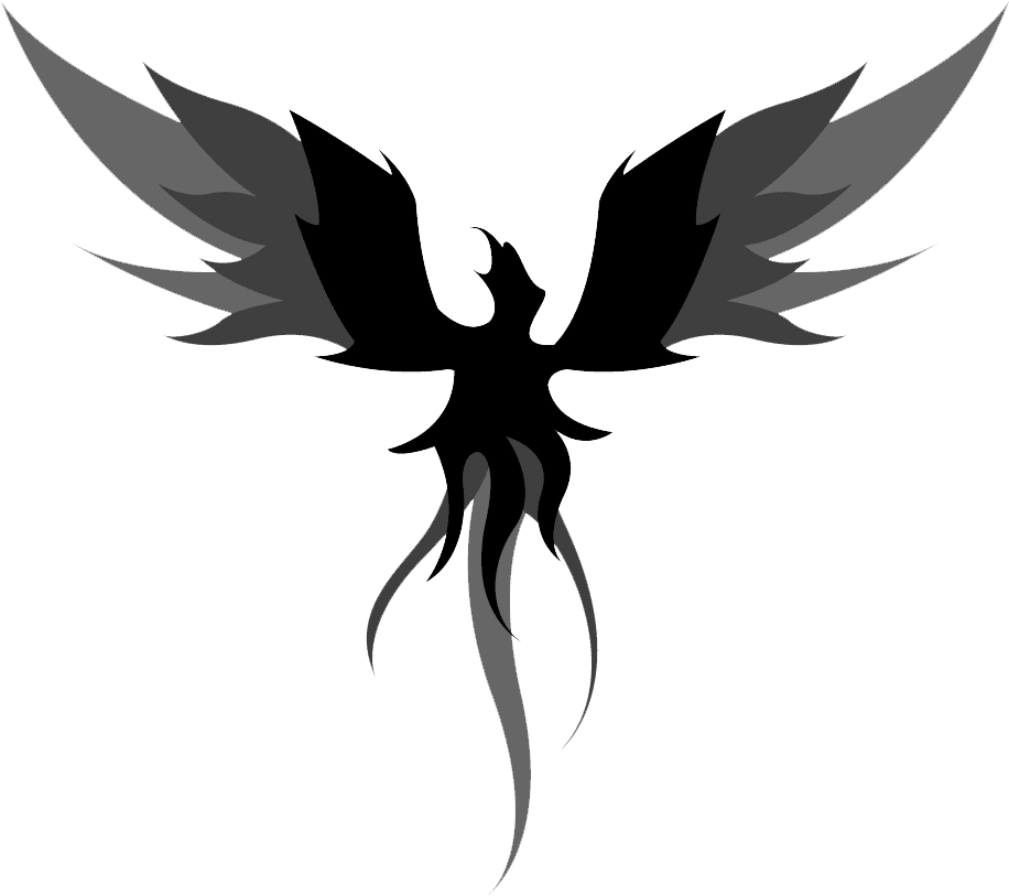 Phoenix Flag Clipart Transparent Background - Black Phoenix Transparent Background, HD Png Download - Transparent PNG Free Download | PNGio