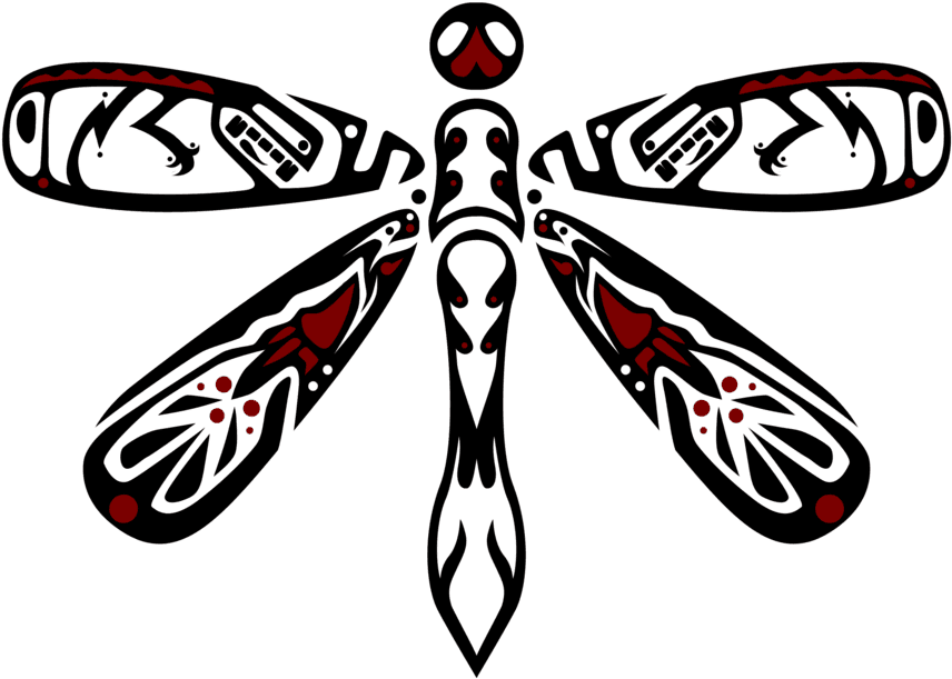 Dragonfly Tattoos High Quality Png - Dragonfly Tribal Design, Transparent - Transparent PNG Free Download | PNGio