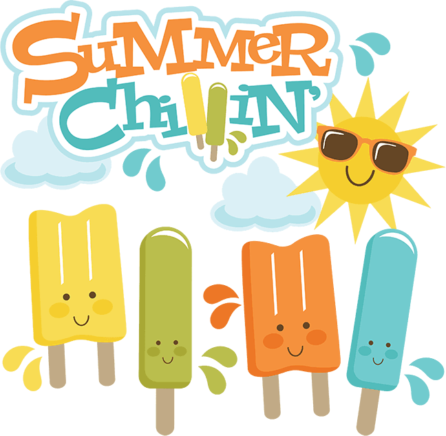 Summer Chillin' Svg Cut Files For Scrapbooking Popsicle - Summer Clip Art Cute - Free Transparent PNG Clipart Images Download. - Transparent PNG Free Download | PNGio
