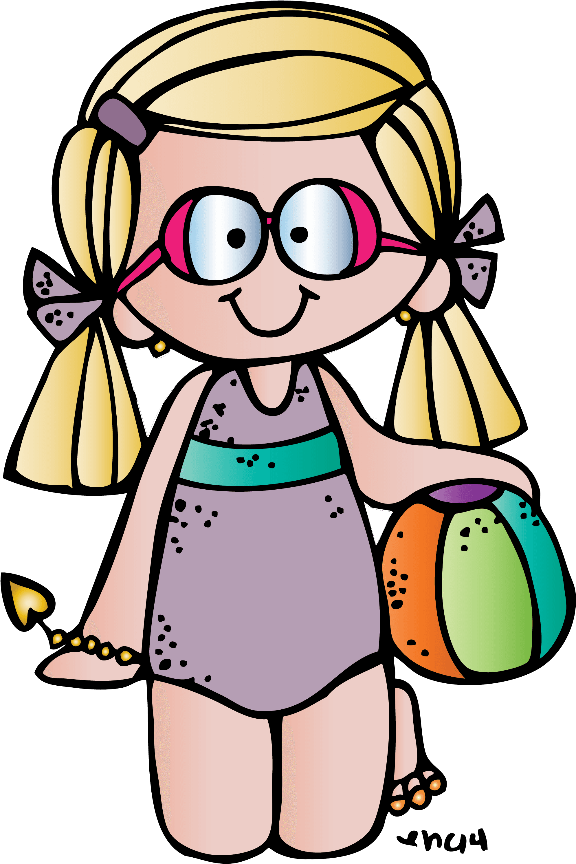 Art Kidsclip - Melonheadz Summer Clipart - Free Transparent PNG Clipart Images Download. - Transparent PNG Free Download | PNGio