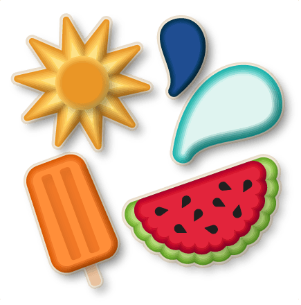 Nested Summer Shapes Svg Scrapbook Cut File Cute Clipart - Summer Shapes To Cut Out - Free Transparent PNG Clipart Images Download. - Transparent PNG Free Download | PNGio