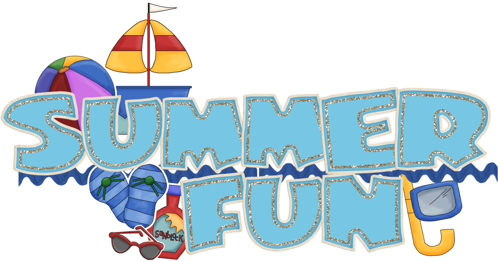 Sweet Clip Art Vacation Medium Size - Summer Fun Png - Free Transparent PNG Clipart Images Download. - Transparent PNG Free Download | PNGio
