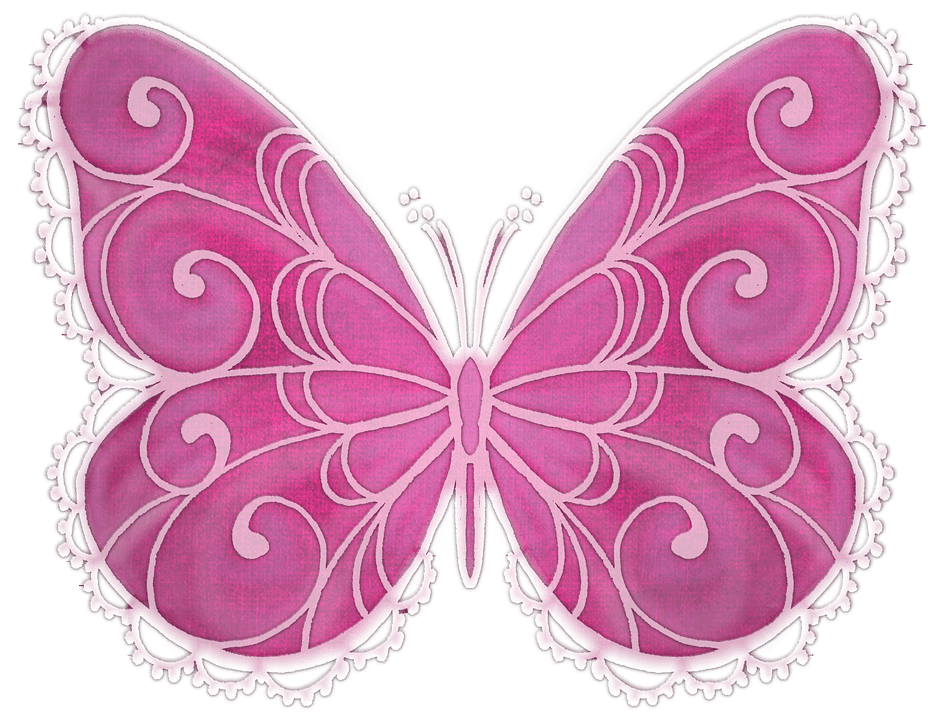 Pink Butterfly Clipart 21, - My Daily Summer Journal: Girls Pre-k - Free Transparent PNG Clipart Images Download. - Transparent PNG Free Download | PNGio