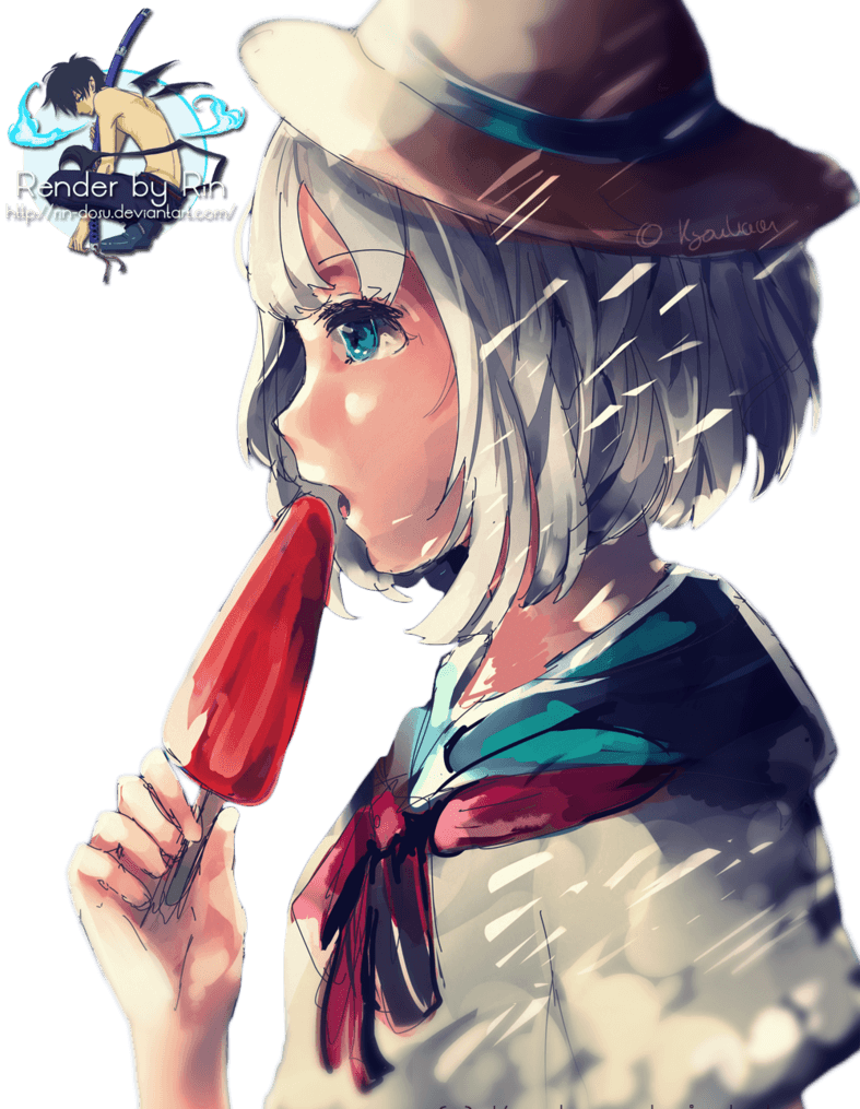 Pink And Black Nerd Glasses - Anime Summer Girl Transparent Png - Free Transparent PNG Clipart Images Download. - Transparent PNG Free Download | PNGio