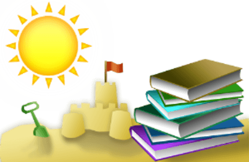 Summer Reading Clip Art Of Books With Sand Castle, - Summer Reading Clip Art - Free Transparent PNG Clipart Images Download. - Transparent PNG Free Download | PNGio