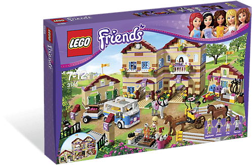Saddle Up And Head Off To Summer Riding Camp In The - Lego Friends - Summer Riding Camp 3185 (construction) - Free Transparent PNG Clipart Images Download. - Transparent PNG Free Download | PNGio