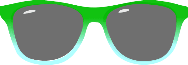 Two Toned Sunglasses Clip Art At Clker - Summer Sunglasses Clip Art - Free Transparent PNG Clipart Images Download. - Transparent PNG Free Download | PNGio