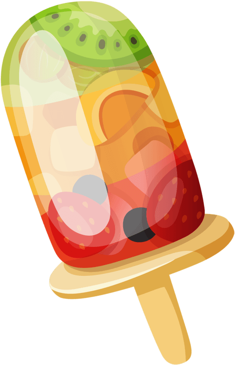 Glaces,ice Cream - Summer Fruit Clip Art - Free Transparent PNG Clipart Images Download. - Transparent PNG Free Download | PNGio
