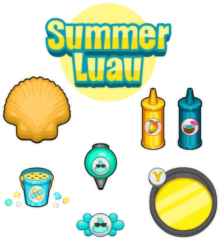 Summer Luau By Mokamizore97 - Papa Louie Cupcakeria Summer Luau - Free Transparent PNG Clipart Images Download. - Transparent PNG Free Download | PNGio