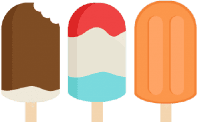 Popsicle Clipart Chocolate - Transparent Background Summer Clipart - Free Transparent PNG Clipart Images Download. - Transparent PNG Free Download | PNGio