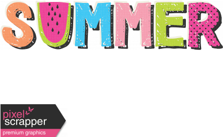 Summer Lovin' July 2017 Blog Train - Logo Summer Word Art - Free Transparent PNG Clipart Images Download. - Transparent PNG Free Download | PNGio