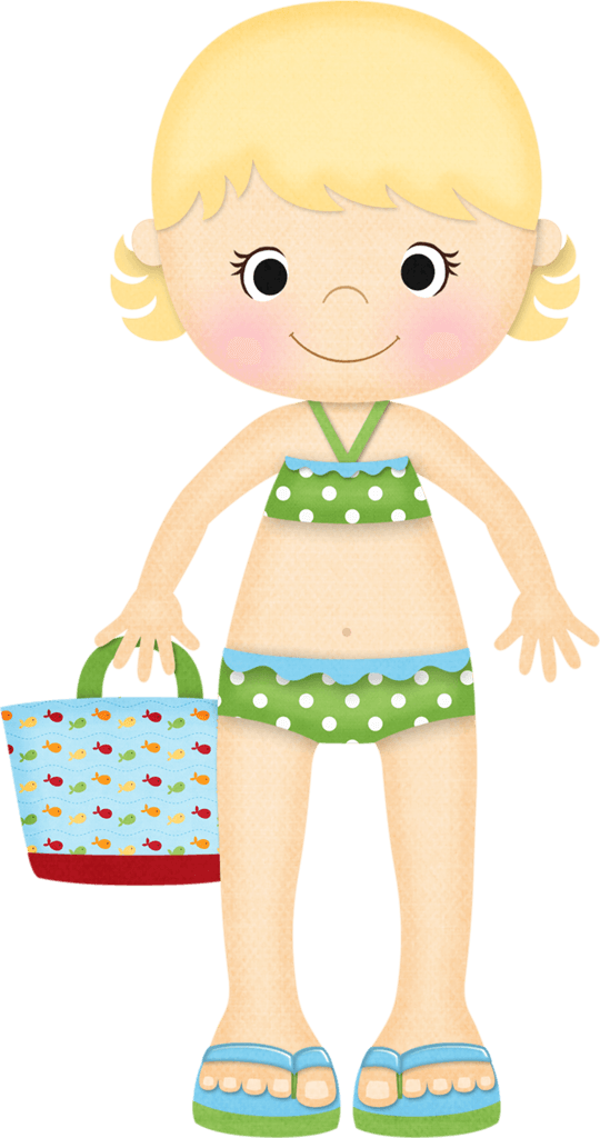 Beach Clipart, Summer Clipart, Summer Beach, Beach - Niñas En La Playa Clipart - Free Transparent PNG Clipart Images Download. - Transparent PNG Free Download | PNGio