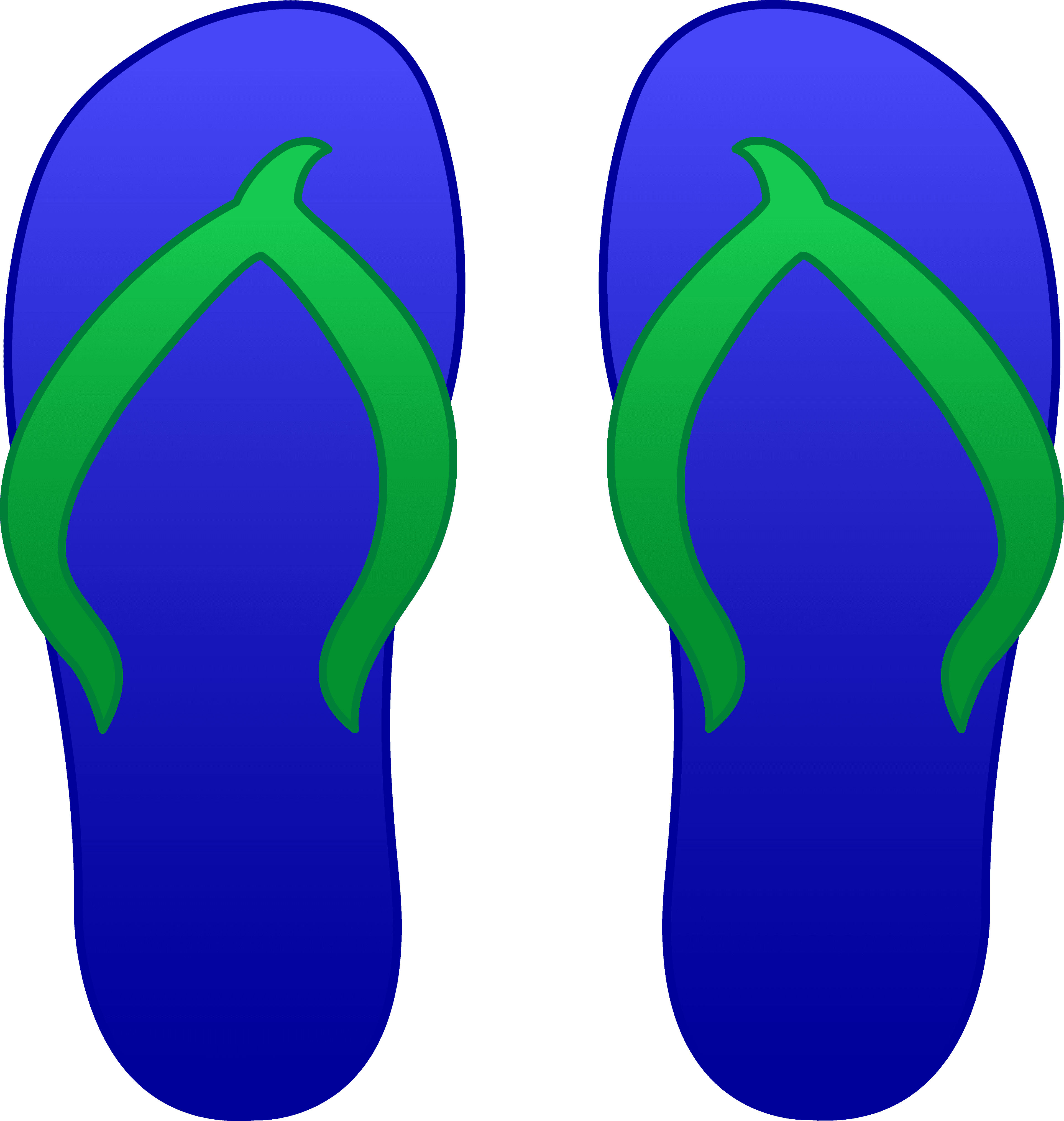 Summer Shoes Cliparts - Clip Art Flip Flops - Free Transparent PNG Clipart Images Download. - Transparent PNG Free Download | PNGio