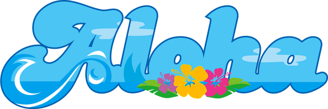 Grab This Free Summer Clipart And Celebrate - Aloha Clipart - Free Transparent PNG Clipart Images Download. - Transparent PNG Free Download | PNGio