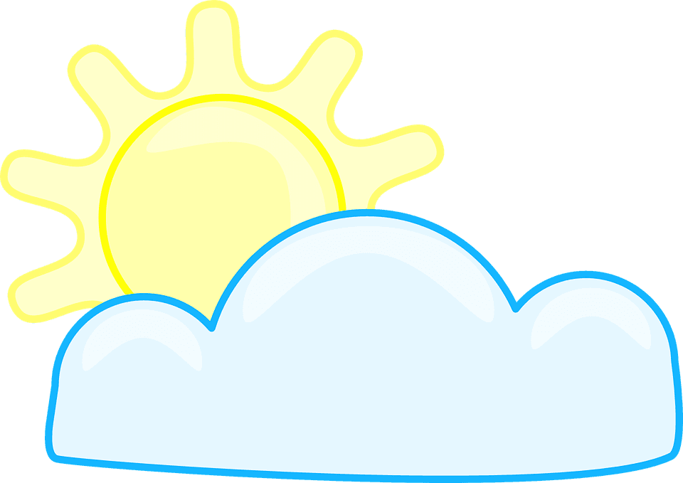 Sun Cloud Sunlight Summer Beautiful Sunny Outdoor - Nuvem Com Sol Png - Free Transparent PNG Clipart Images Download. - Transparent PNG Free Download | PNGio
