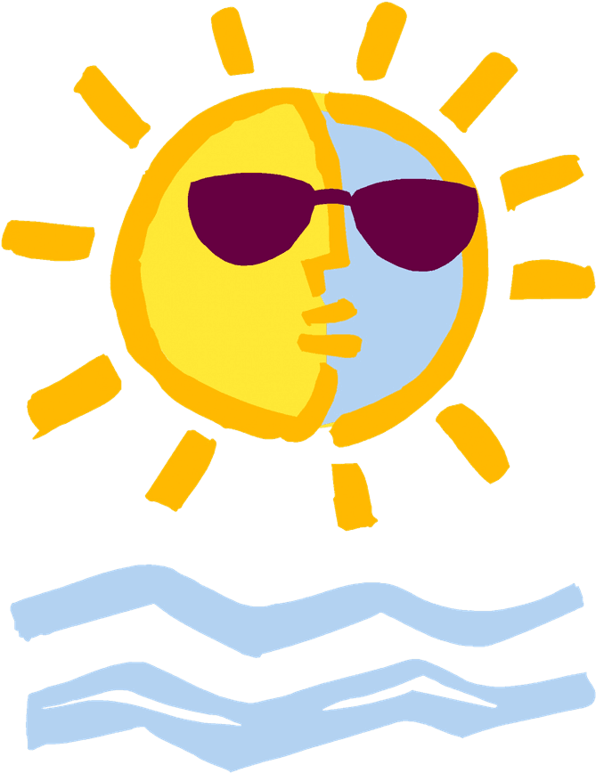 Summer Sun Clip Art - Sun And Beach Clipart - Free Transparent PNG Clipart Images Download. - Transparent PNG Free Download | PNGio