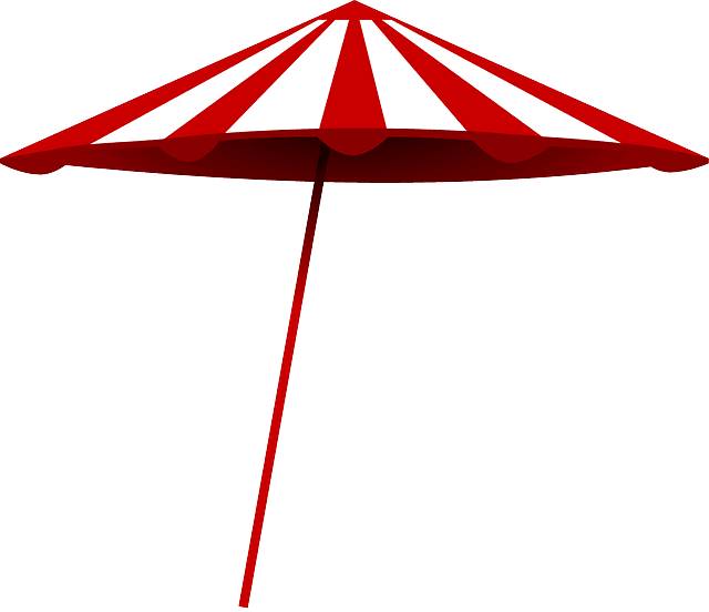 Red, Umbrella, Beach, Sun, White, Cartoon, Free, Summer - Beach Umbrella Clip Art - Free Transparent PNG Clipart Images Download. - Transparent PNG Free Download | PNGio