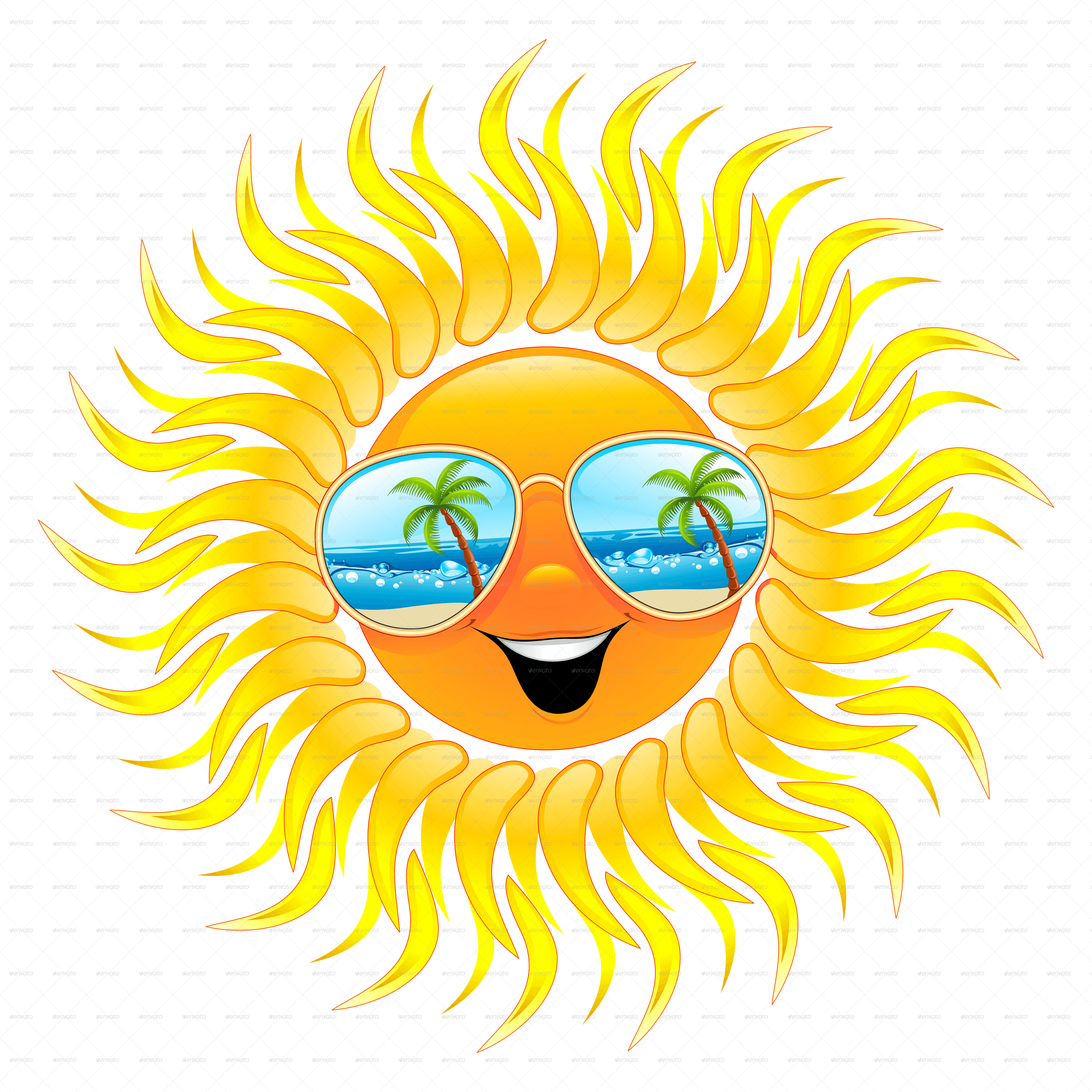 Summer Sun Cartoon-jpg1000 - Trick Eyes Test - Free Transparent PNG Clipart Images Download. - Transparent PNG Free Download | PNGio