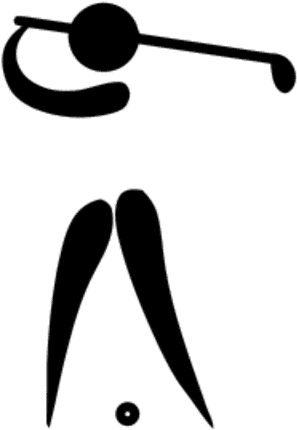 Revitalization Of Golf At The Summer Olympic - Golf Pictogram - Free Transparent PNG Clipart Images Download. - Transparent PNG Free Download | PNGio