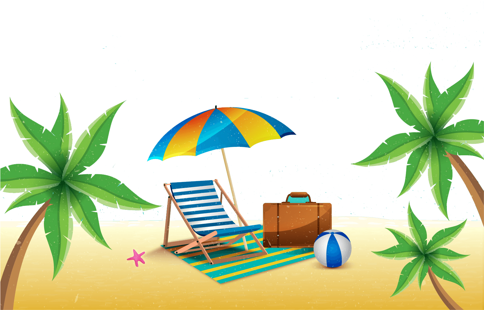 Beach Summer Png Image - Ferias Vetor Png - Free Transparent PNG Clipart Images Download. - Transparent PNG Free Download | PNGio