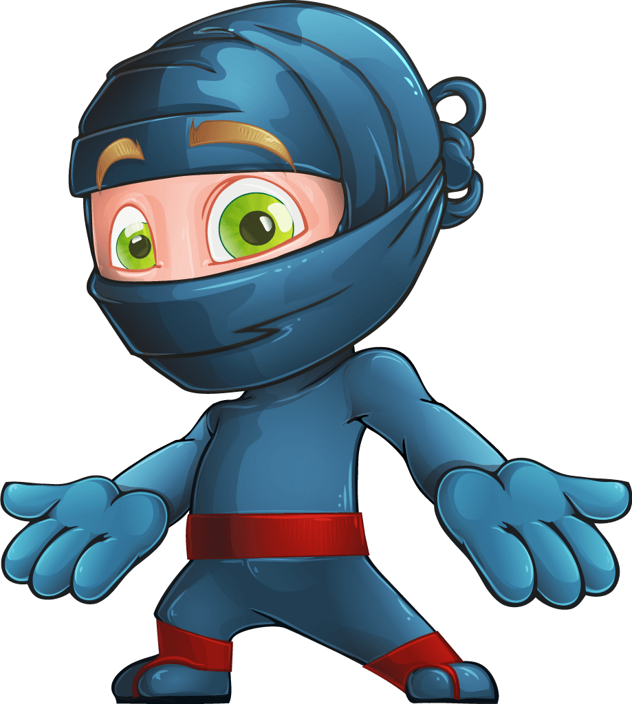 Summer Camp - 9-excited - Toshi The Smart Ninja Vector Cartoon Characters - Free Transparent PNG Clipart Images Download. - Transparent PNG Free Download | PNGio