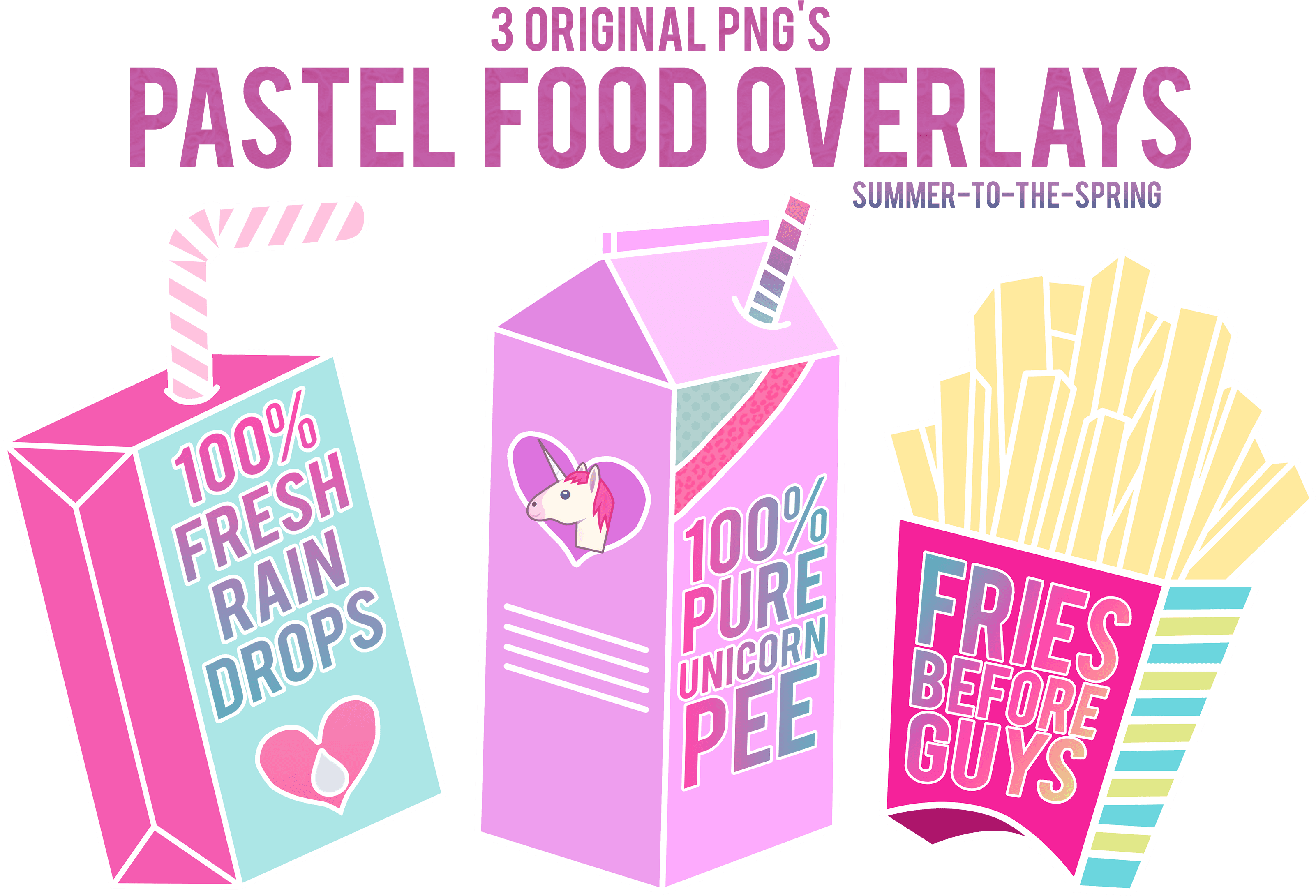 Pastel Food Overlays By Summer - Pastel Png - Free Transparent PNG Clipart Images Download. - Transparent PNG Free Download | PNGio