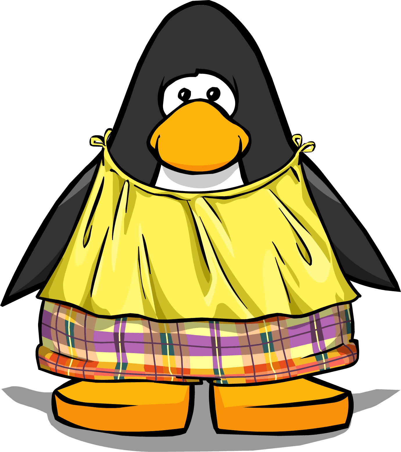 Yellow Summer Outfit From A Player Card - Club Penguin Blue Boa - Free Transparent PNG Clipart Images Download. - Transparent PNG Free Download | PNGio