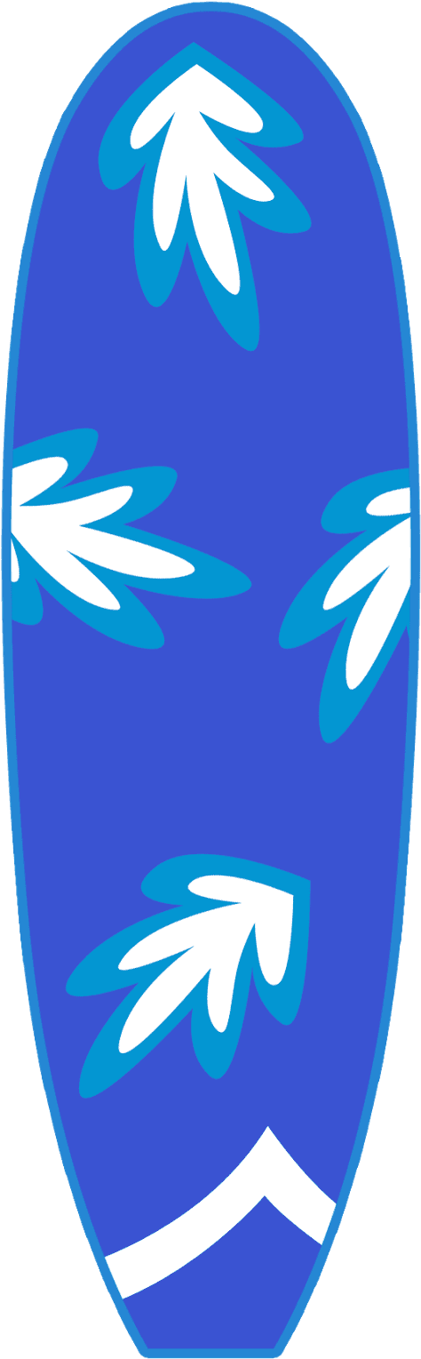 Maria Jose Argüeso - Blue Surfboard Clip Art - Free Transparent PNG Clipart Images Download. - Transparent PNG Free Download | PNGio