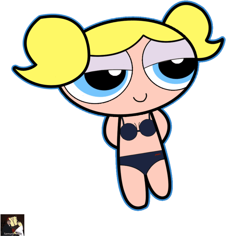 Bubbles In Bikini Summer 2016 By Samurai-mikesjkb - Cartoon - Free Transparent PNG Clipart Images Download. - Transparent PNG Free Download | PNGio