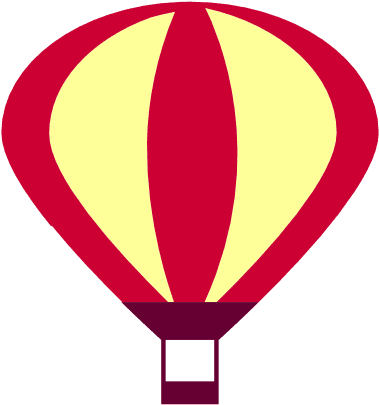 Summer Fun Stickers Messages Sticker-8 - Hot Air Balloon - Free Transparent PNG Clipart Images Download. - Transparent PNG Free Download | PNGio