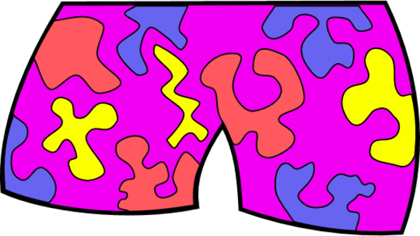 Wild Summer Shorts Vector Clip Art - Bathing Suit Clip Art - Free Transparent PNG Clipart Images Download. - Transparent PNG Free Download | PNGio