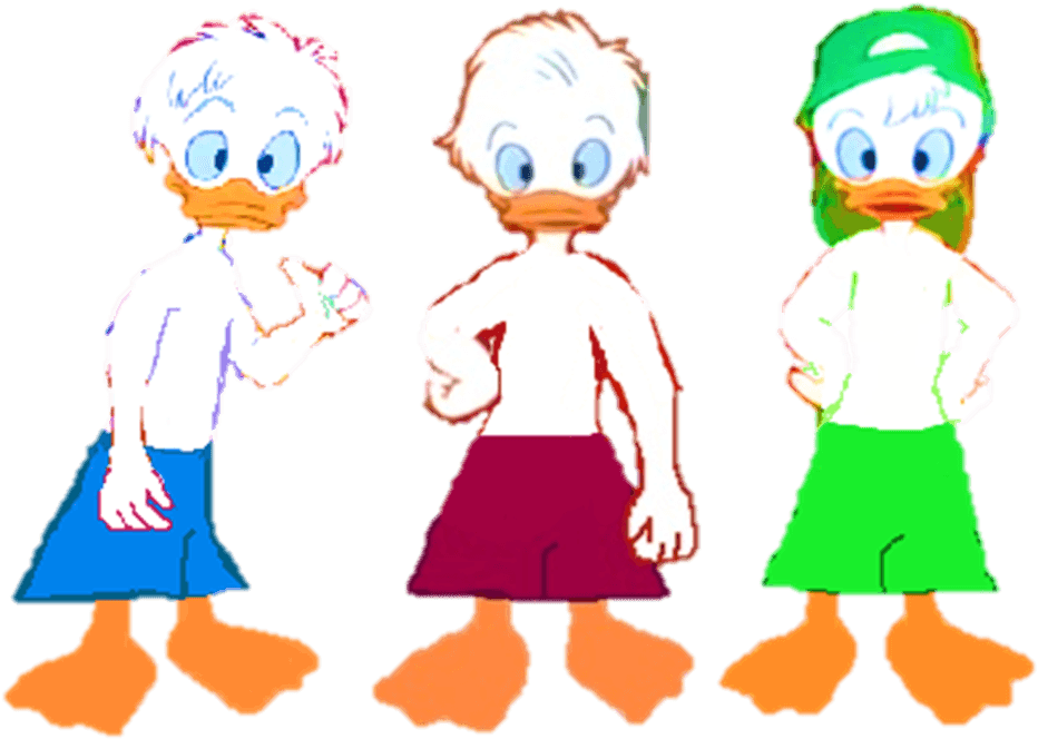 Huey, Dewey, And Louie Duck Quack Pack Summer By 9029561 - Huey Dewey And Louie Quack Pack - Free Transparent PNG Clipart Images Download. - Transparent PNG Free Download | PNGio