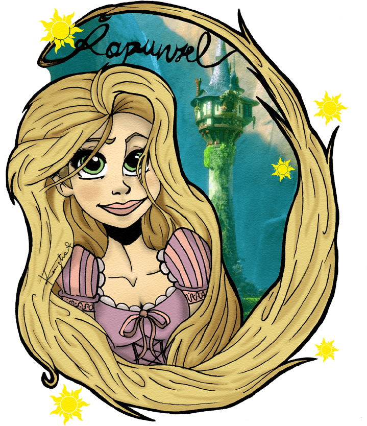 Rapunzel Summer Fanart - Cartoon - Free Transparent PNG Clipart Images Download. - Transparent PNG Free Download | PNGio