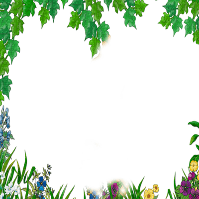 Flower And Leaves Frame Summer - God - Free Transparent PNG Clipart Images Download. - Transparent PNG Free Download | PNGio