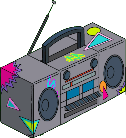 Endless Summer Boom Box - Cartoon Boombox Png - Free Transparent PNG Clipart Images Download. - Transparent PNG Free Download | PNGio